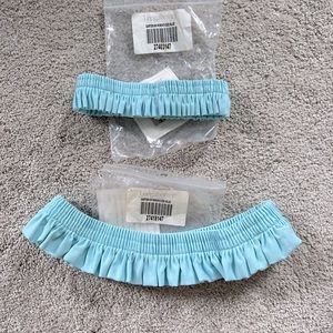 Longaberger set of 2 garters. 1 medium and 1 small